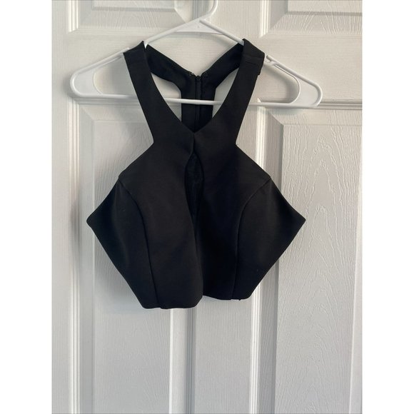 Rachel Allan Prom Dress, Size 4, Black/Beaded, Two Piece - Picture 2 of 4